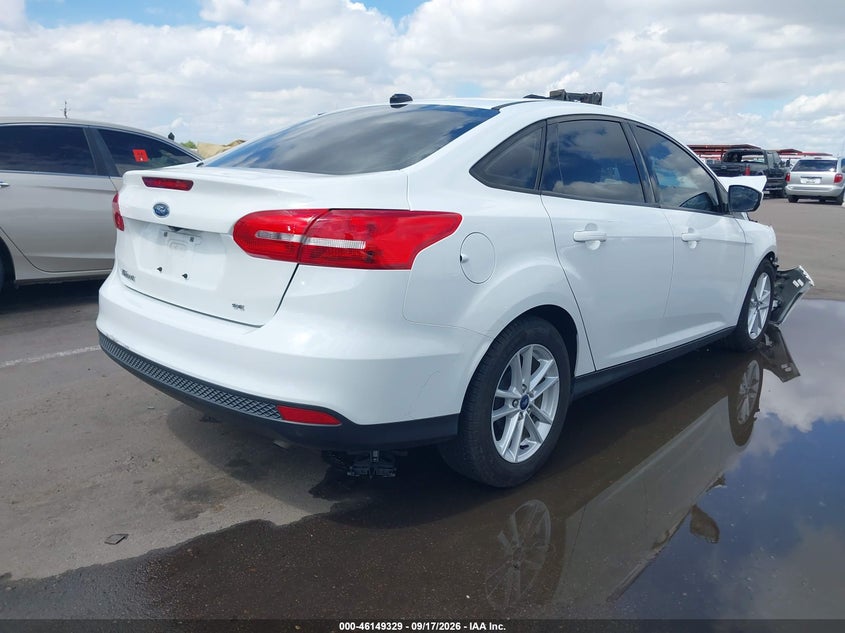 Vin: 1fadp3f27jl328397, lot: 46649086, ford focus se 20184