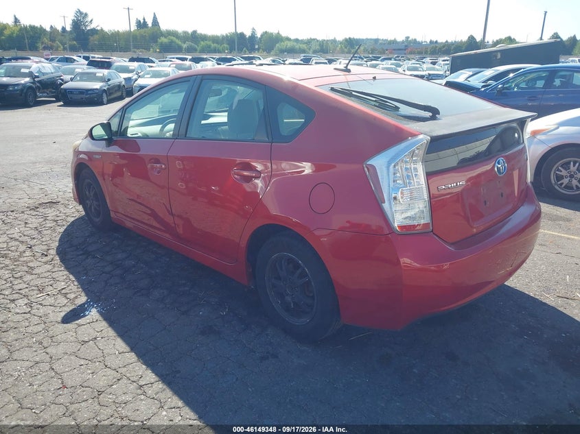 Vin: jtdkn3du1b0324909, lot: 46649105, toyota prius two 20113