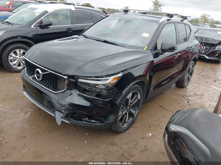 2019 Volvo XC40, Удар спереду, IAAI, VIN YV4162UK4K2153348 — фото 2