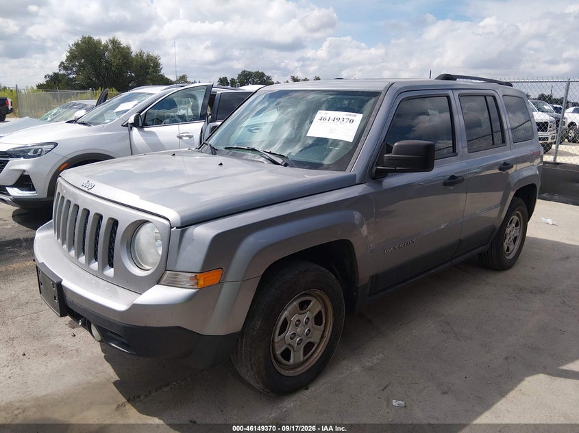 Vin: 1c4njpbb6fd349854, lot: 46649127, jeep patriot sport 20152