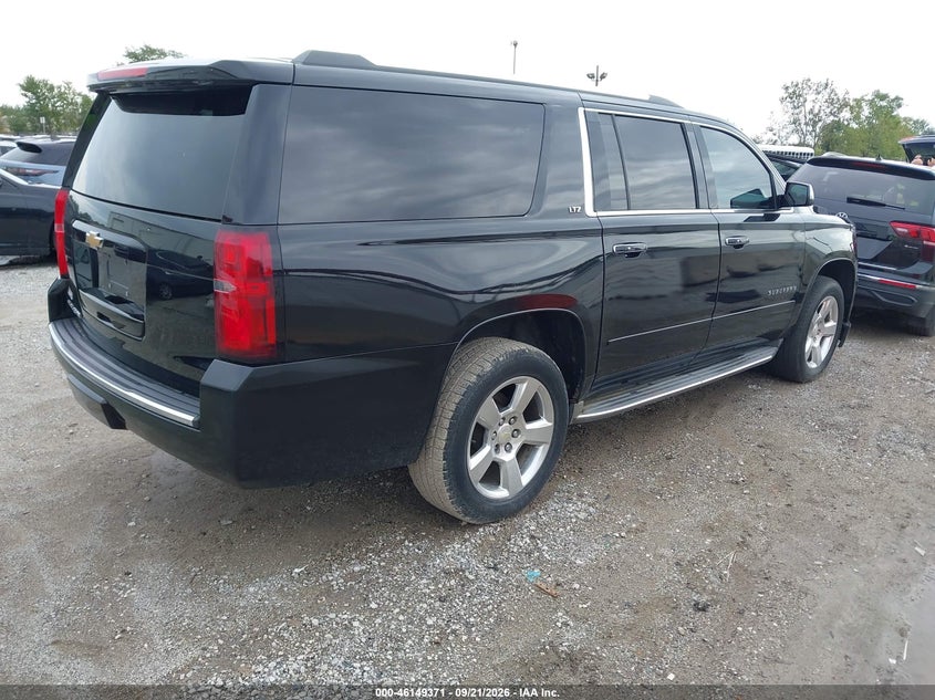 Vin: 1gnskkkc2fr551693, lot: 46649129, chevrolet suburban 1500 ltz 20154