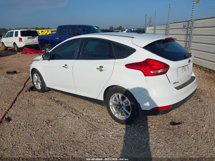 Vin: 1fadp3k23jl208506, lot: 46649157, ford focus se 20183