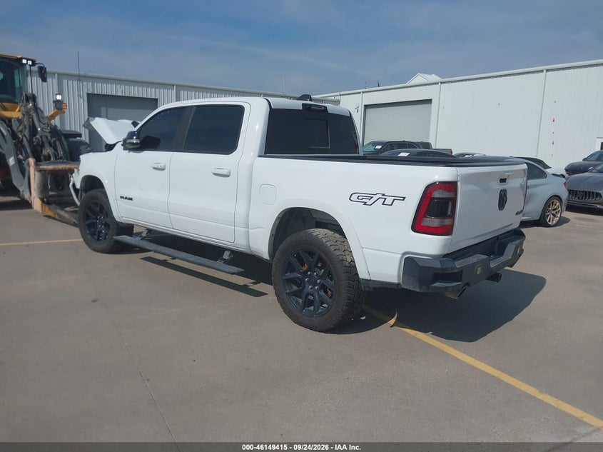 Vin: 1c6srfjt8nn306889, lot: 46649172, ram 1500 laramie  4x4 5'7 box 20223