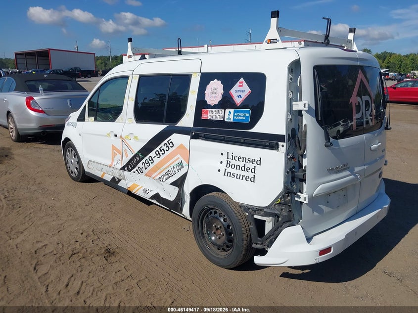 Vin: nm0gs9f21l1460141, lot: 46649174, ford transit connect xlt passenger 20203
