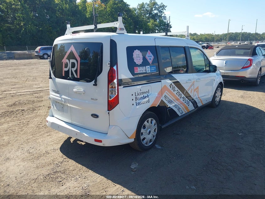 Vin: nm0gs9f21l1460141, lot: 46649174, ford transit connect xlt passenger 20204