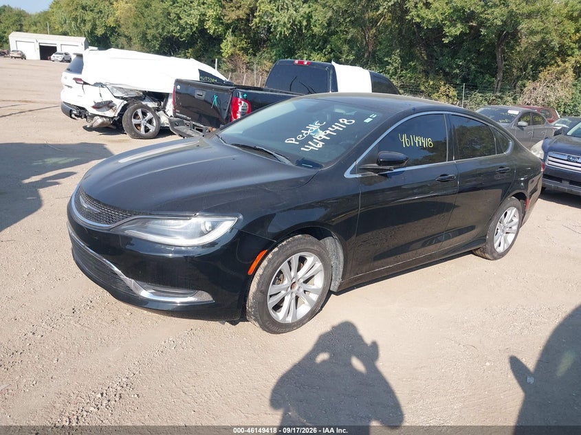Vin: 1c3cccab6fn590940, lot: 46649175, chrysler 200 limited 20152