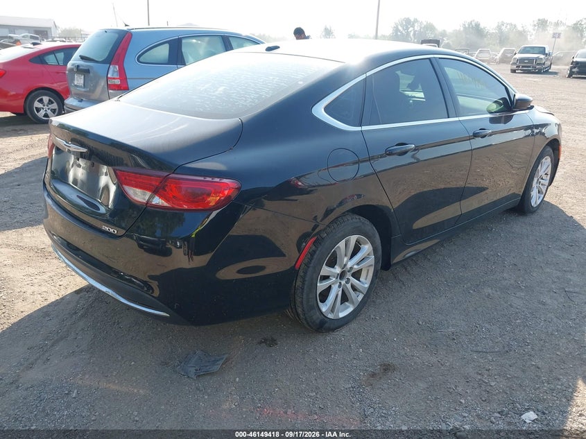 Vin: 1c3cccab6fn590940, lot: 46649175, chrysler 200 limited 20154