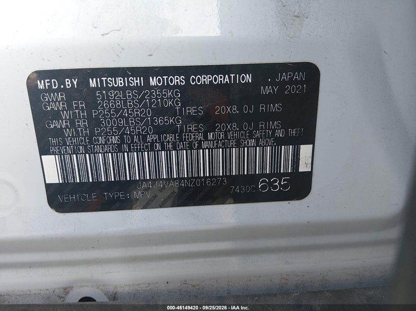 2022 MITSUBISHI OUTLANDER SEL 2.5 S-AWC · Фото 18