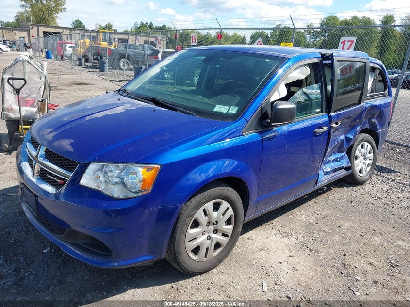Vin: 2c4rdgbg6kr664925, lot: 46649182, dodge grand caravan se 20192