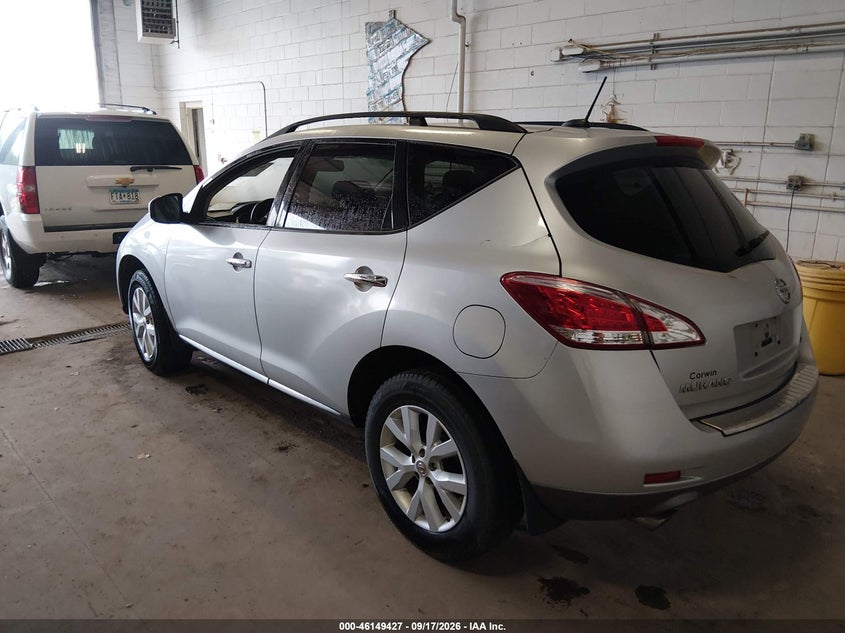 Vin: jn8az1mw9bw180629, lot: 46649184, nissan murano sl 20113