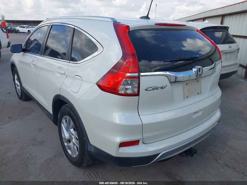 Vin: 5j6rm3h79fl010171, lot: 46649212, honda cr-v ex-l 20153