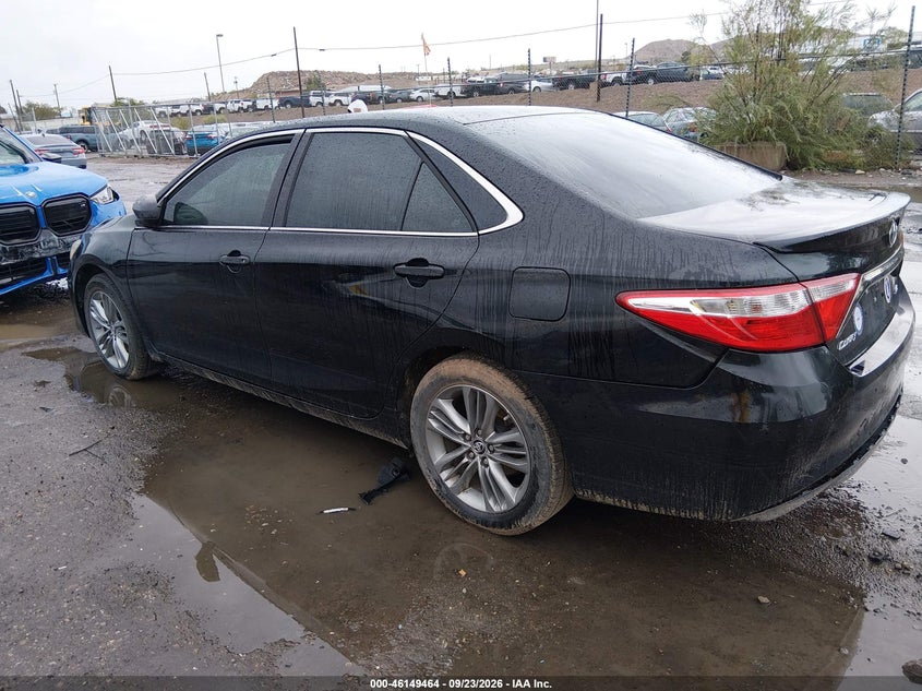 Vin: 4t1bf1fk7gu177021, lot: 46649221, toyota camry se 20163