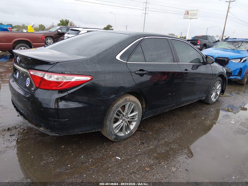 Vin: 4t1bf1fk7gu177021, lot: 46649221, toyota camry se 20164