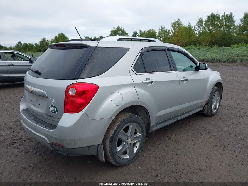 Vin: 2gnflhekxf6232395, lot: 46649226, chevrolet equinox ltz 20154