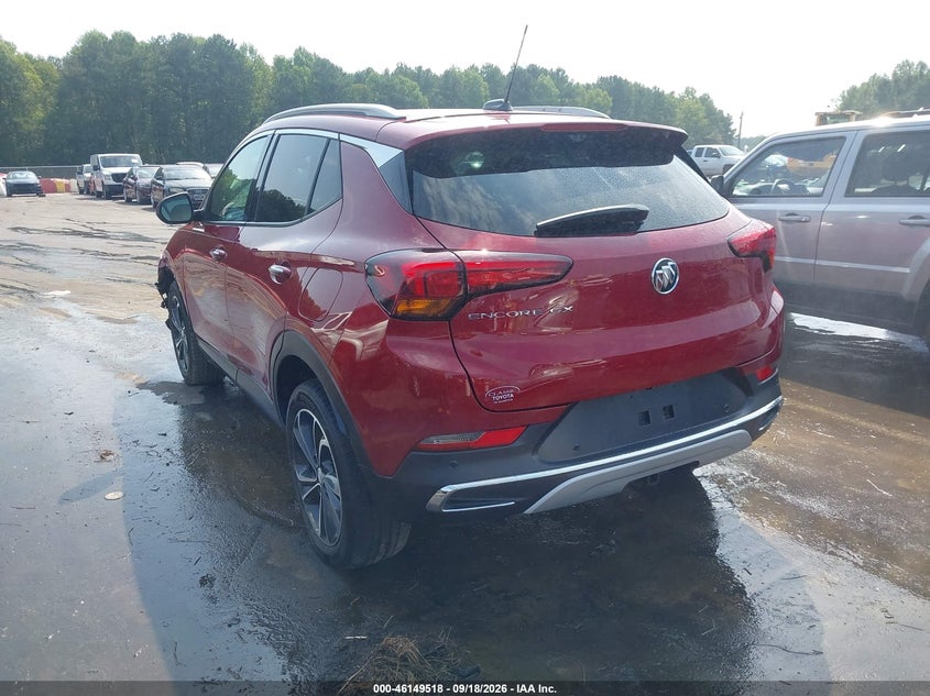 Vin: kl4mmfsl4mb143442, lot: 46649275, buick encore gx essence 20213