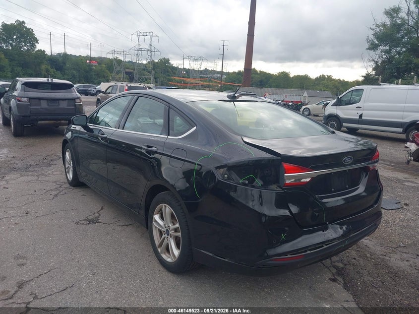 Vin: 3fa6p0hdxjr196355, lot: 46649280, ford fusion se 20183