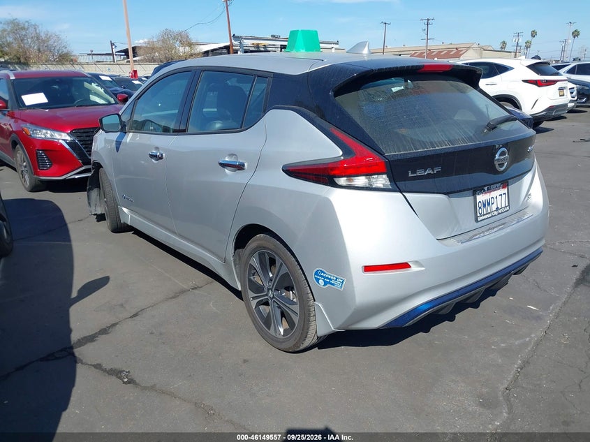 Vin: 1n4bz1cp9kc310040, lot: 46649314, nissan leaf sl plus 20193