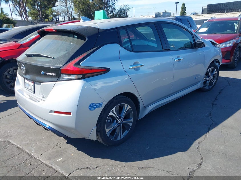 Vin: 1n4bz1cp9kc310040, lot: 46649314, nissan leaf sl plus 20194