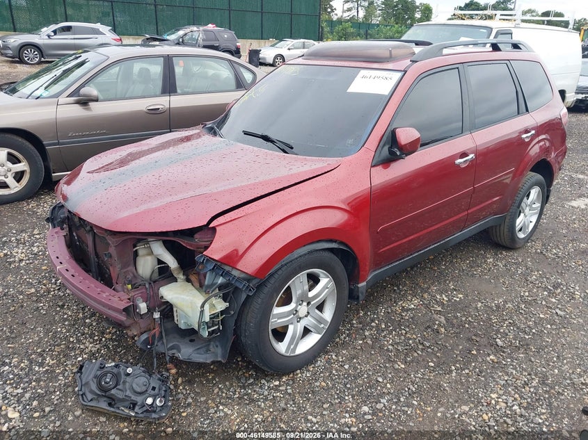 Vin: jf2sh6dc9ah754172, lot: 46649342, subaru forester 2.5x limited 20102