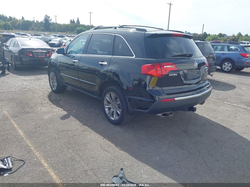 Vin: 2hnyd2h59bh521570, lot: 46649349, acura mdx advance package 20113