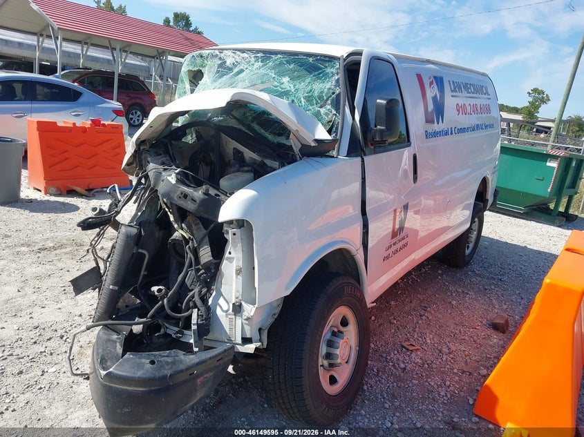 Vin: 1gcwgfcf9f1250378, lot: 46649352, chevrolet express 2500 work van 20152