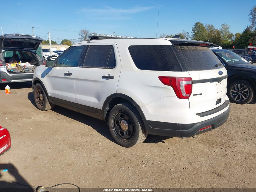 Vin: 1fm5k8ar7jgc56555, lot: 46649366, ford police interceptor utility 20183