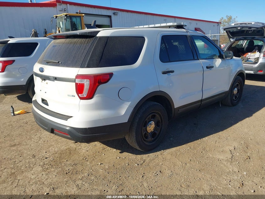 Vin: 1fm5k8ar7jgc56555, lot: 46649366, ford police interceptor utility 20184
