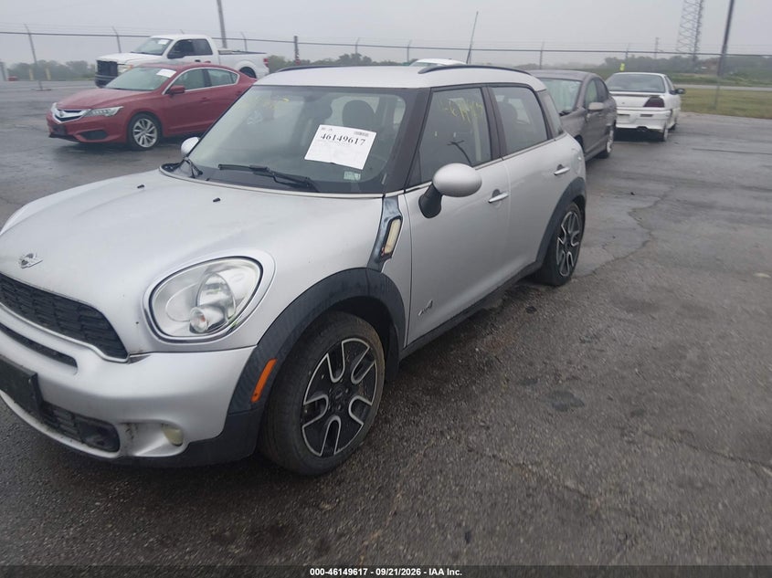 Vin: wmwzc5c50cwm14087, lot: 46649374, mini cooper s countryman 20122