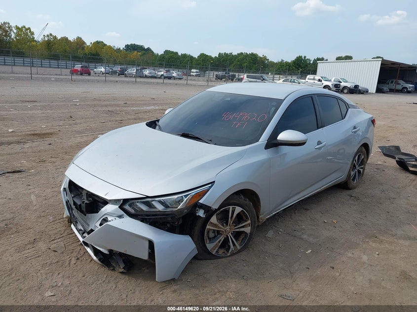 Vin: 3n1ab8cv8py233728, lot: 46649377, nissan sentra sv xtronic cvt 20232