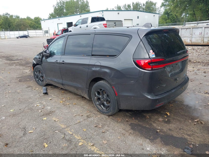 Vin: 2c4rc1l78nr216995, lot: 46649400, chrysler pacifica hybrid touring l 20223