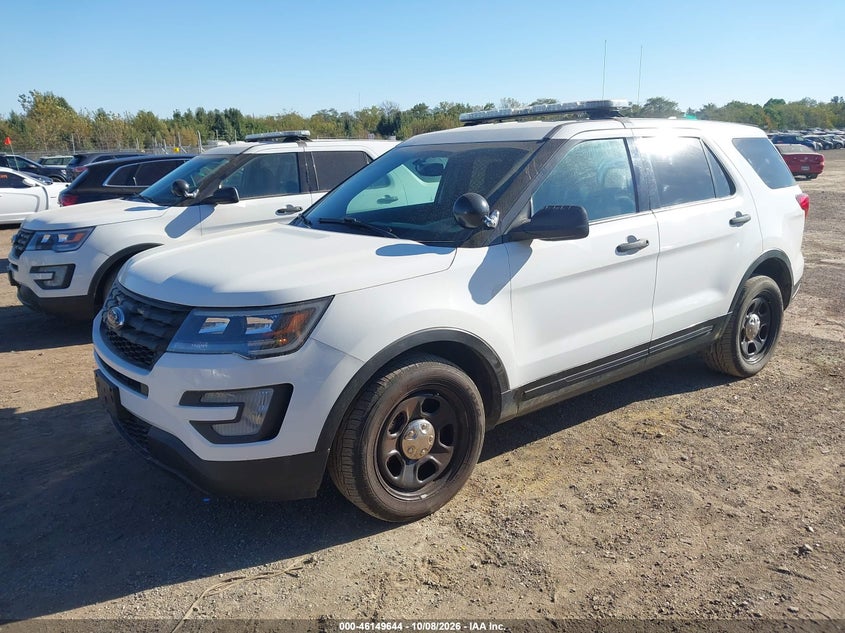 Vin: 1fm5k8ar9jgc56556, lot: 46649401, ford police interceptor utility 20182