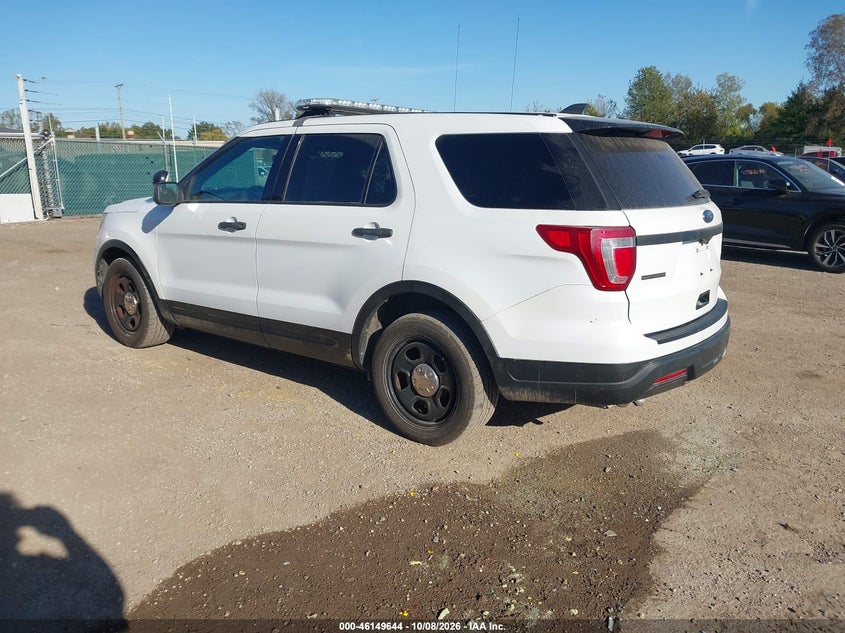 Vin: 1fm5k8ar9jgc56556, lot: 46649401, ford police interceptor utility 20183
