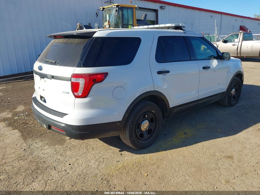Vin: 1fm5k8ar9jgc56556, lot: 46649401, ford police interceptor utility 20184