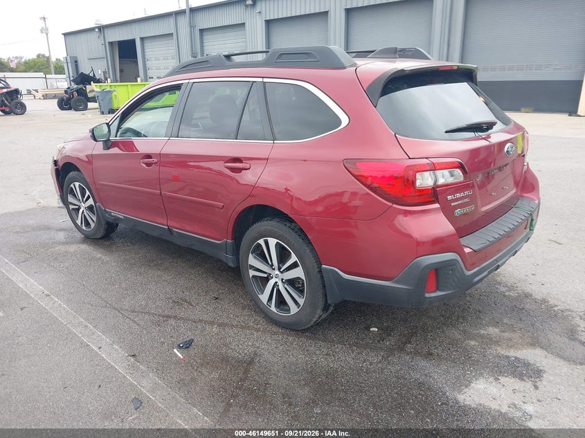 Vin: 4s4bsenc2j3203597, lot: 46649408, subaru outback 3.6r limited 20183