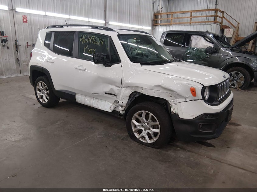 Vin: zaccjbbb9hpg32666, lot: 46649431, jeep renegade latitude 4x4 2017 img_1