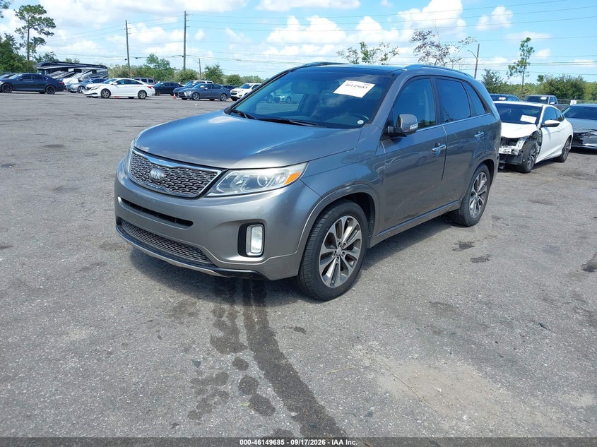 Vin: 5xykw4a7xeg454364, lot: 46649442, kia sorento sx 20142