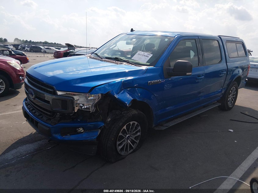 Vin: 1ftew1ep8lfa75935, lot: 46649443, ford f-150 xlt 20202
