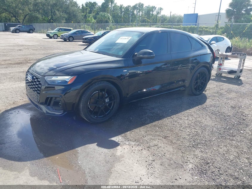 Vin: wa15aafy5m2086545, lot: 46649451, audi q5 sportback premium plus 45 tfsi quattro s tronic 20212