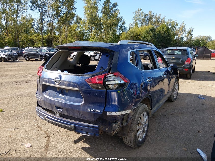 Vin: knmat2mv8hp584082, lot: 46649485, nissan rogue sv 20174