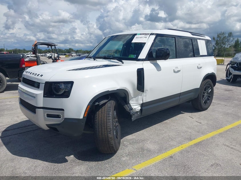 Vin: salej7ex1s2393024, lot: 46649515, land rover defender 110 p300 20252