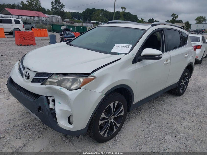 Vin: jtmyfrev6fd078052, lot: 46649520, toyota rav4 limited 20152