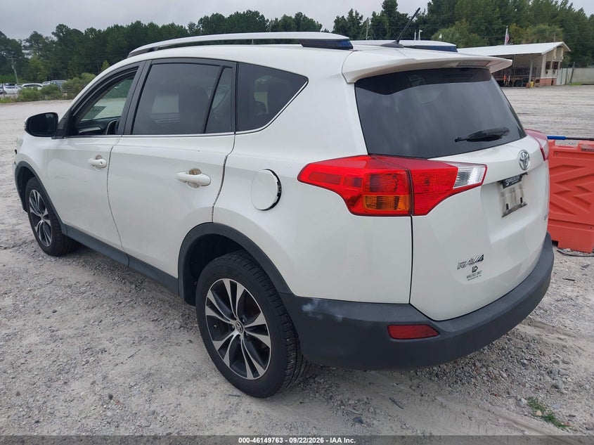 Vin: jtmyfrev6fd078052, lot: 46649520, toyota rav4 limited 20153