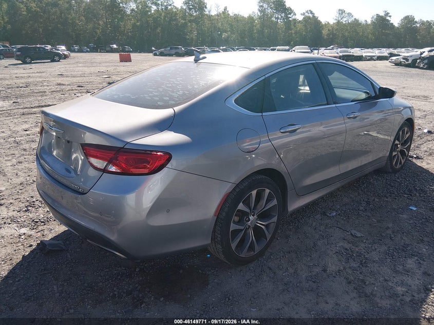 Vin: 1c3ccccg7fn522509, lot: 46649528, chrysler 200 c 20154