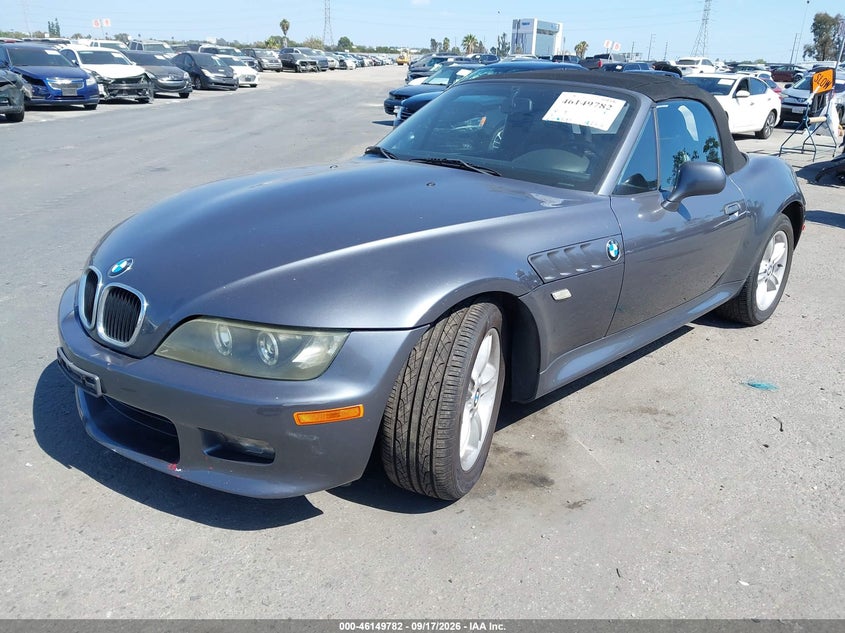 BMW Z3 2000 VIN WBACH9349YLG18128