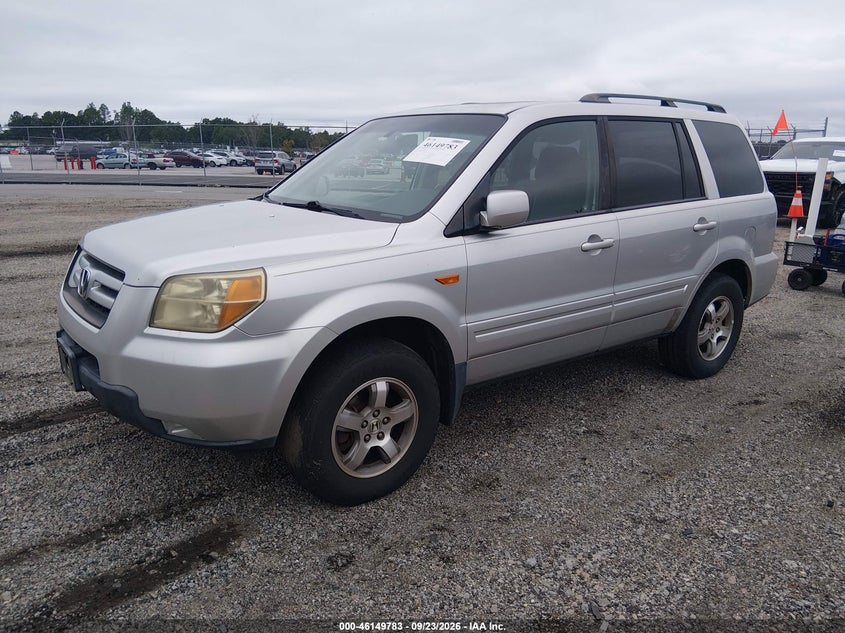2006 Honda Pilot, Звичайний знос, IAAI, VIN 2HKYF18586H554227 — фото 2