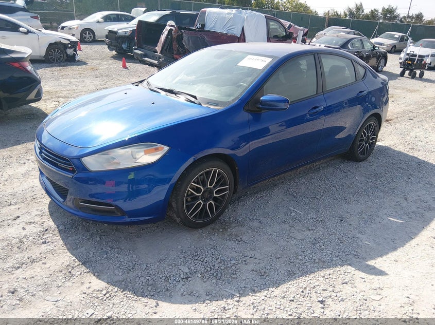 Vin: 1c3cdfba2dd241846, lot: 46649544, dodge dart sxt 20132