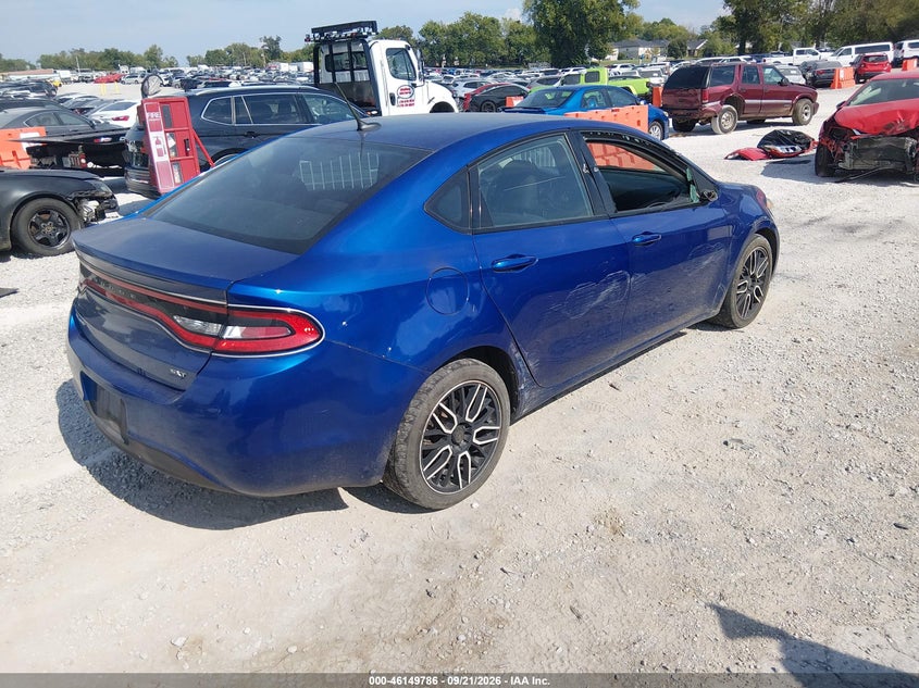 Vin: 1c3cdfba2dd241846, lot: 46649544, dodge dart sxt 20134