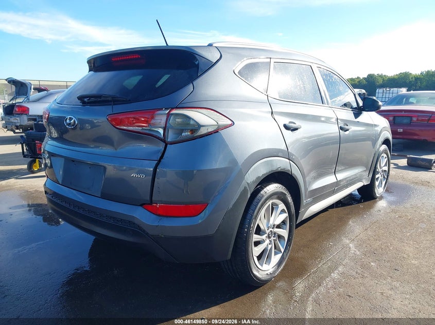 Vin: km8j3ca47hu302917, lot: 46649606, hyundai tucson se 20174