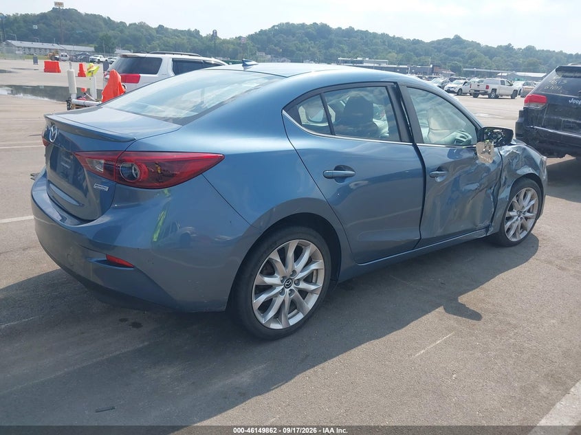 Vin: jm1bm1w31e1176996, lot: 46649618, mazda mazda3 s grand touring 20144
