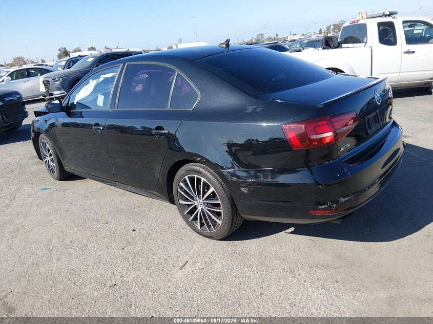 Vin: 3vwd17aj8gm248452, lot: 46649621, volkswagen jetta 1.8t sport 20163